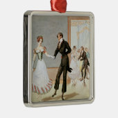 Ein Ball Silbernes Ornament (Rechts)