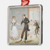 Ein Ball Silbernes Ornament (Links)
