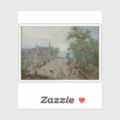 Ein Ballspiel vor einem Country Palace Aufkleber (Blatt)