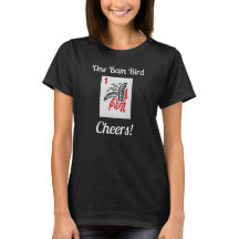 Ein Bam-Vogel-Mahjong-T-Shirt