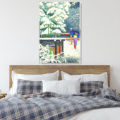 Ein Bambus im Schrein Fujishima Takeji Leinwanddruck (Insitu (Schlafzimmer))