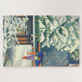 Ein Bambus im Schrein Fujishima Takeji Puzzle (Horizontal)