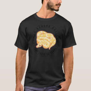 Ein Bananenball, der Liebe ist, Ball Python SA zu T-Shirt