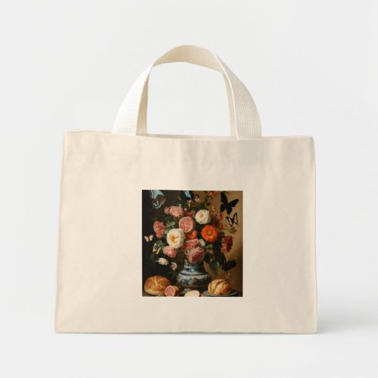 Ein Band der Sterblichkeit, der Lebensfreude im Le Mini Stoffbeutel (Vorne)