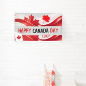 Ein Banner mit dem Titel "Happy Canada Day, 1. Jul (InSitu)