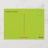 Ein Banyanbaum auf den Malediven Postkarte (Rückseite)