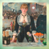 Ein Bar in den Folies-Bergère Edouard Manet Fensteraufkleber (Blatt 3)