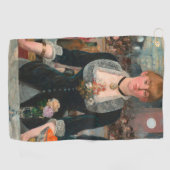 Ein Bar in den Folies-Bergère Edouard Manet Golfhandtuch (Horizontal)