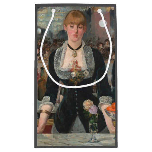 Ein Bar in den Folies-Bergère Edouard Manet Kleine Geschenktüte (Rückseite)
