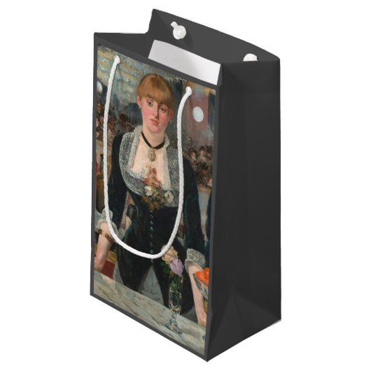 Ein Bar in den Folies-Bergère Edouard Manet Kleine Geschenktüte (Vorderseite Schrägansicht)