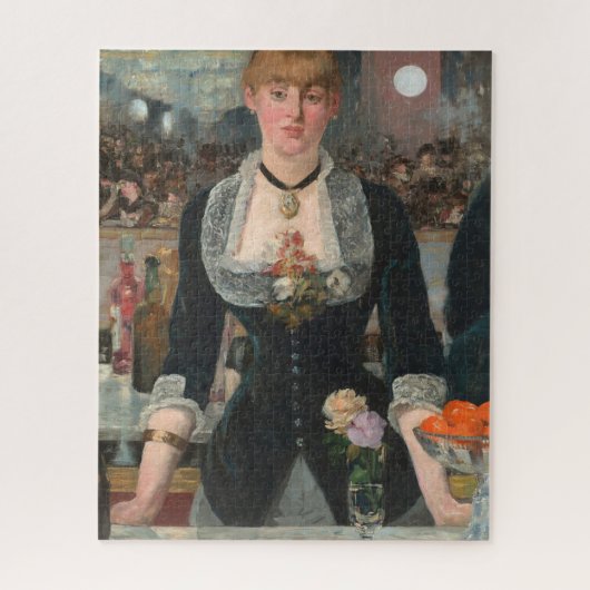 Ein Bar in den Folies-Bergère Edouard Manet Puzzle (Vertikal)