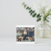 Ein Bar in den Folies Bergere - Edouard Manet Quadratische Visitenkarte (Stehend Vorderseite)