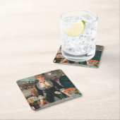 Ein Bar in den Folies-Bergère Edouard Manet Rechteckiger Pappuntersetzer (Vor Ort)