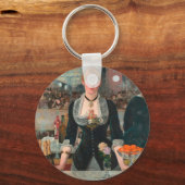 Ein Bar in den Folies-Bergère Edouard Manet Schlüsselanhänger (Vorderseite)