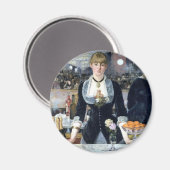 Ein Bar in den Folies Bergere Magnet (Vorderseite/Rückseite)