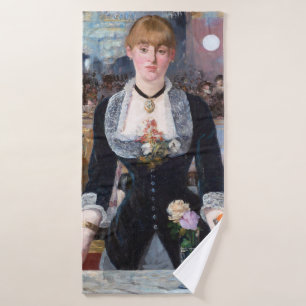 Ein Bar in den Folies-Bergere, Manet Badehandtuch