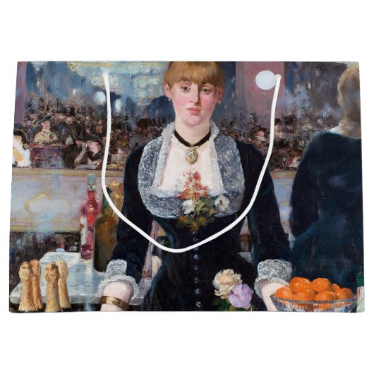 Ein Bar in den Folies-Bergere, Manet Große Geschen Große Geschenktüte (Vorderseite)