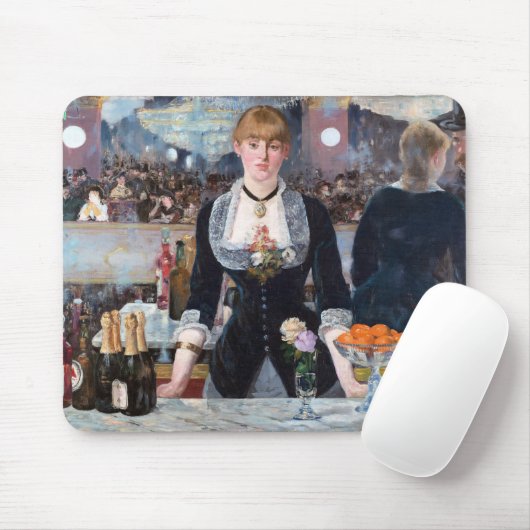 Ein Bar in den Folies-Bergere, Manet Mousepad (Mit Mouse)