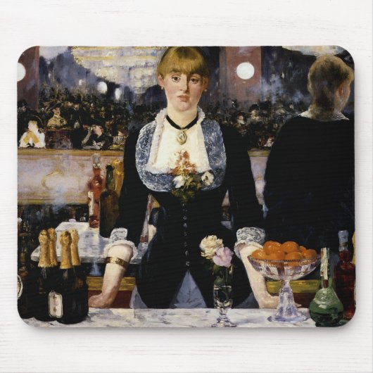 Ein Bar in den Folies-Bergere Mousepad (Vorne)