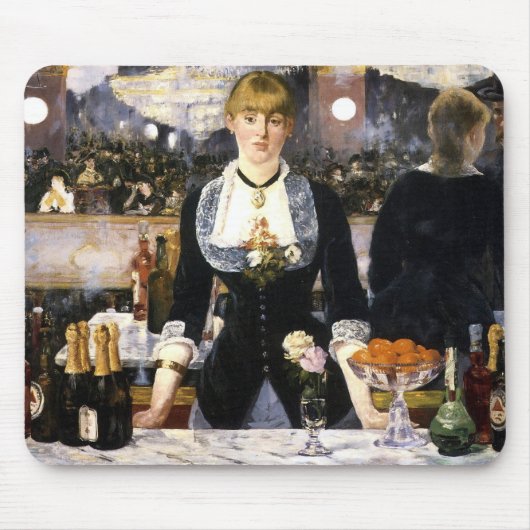 Ein Bar in den Folies-Bergère Mousepad (Vorne)