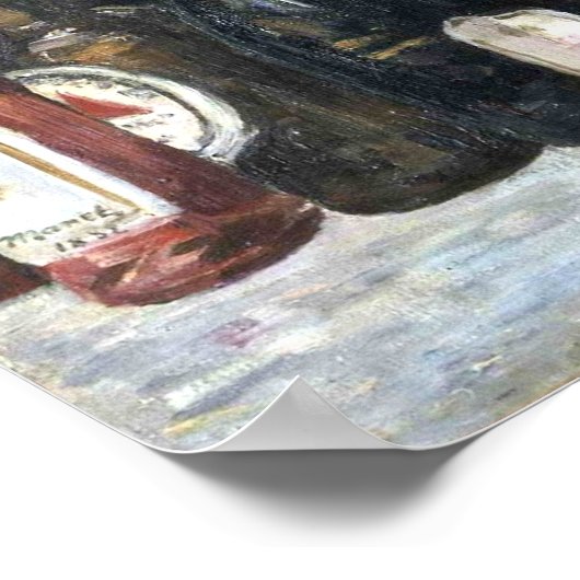 Ein Bar in den Folies Bergere Poster (Ecke)