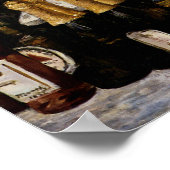 Ein Bar in den Folies-Bergere Poster (Ecke)