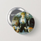 Ein Bar in den Folies Bergere von Edouard Manet Button (Vorne & Hinten)
