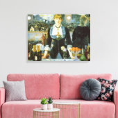 Ein Bar in den Folies Bergere von Edouard Manet Leinwanddruck (Insitu (Wohnzimmer))