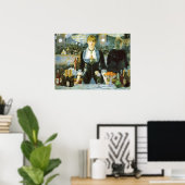 Ein Bar in den Folies Bergere von Edouard Manet Poster (Heimbüro)