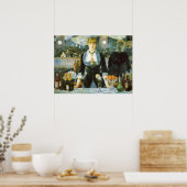 Ein Bar in den Folies Bergere von Edouard Manet Poster (Küche)