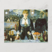 Ein Bar in den Folies Bergere von Edouard Manet