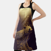 ein Bär in der Mondlicht-Schürze Schürze (InSitu)