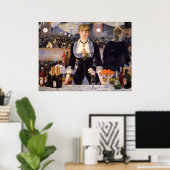 Ein Bar in Folies-Bergère Poster (Heimbüro)