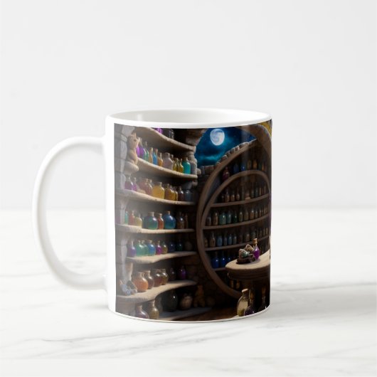 Ein Bär und sein magisches Studium Kaffeetasse (Links)