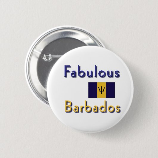 ein Barbados Button (Vorne & Hinten)