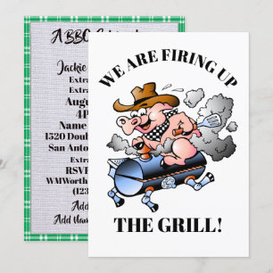 Ein Barbecue-Fest Einladung