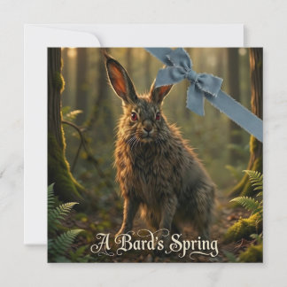 Ein Barde Frühling Karte