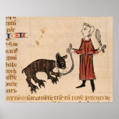 Ein Bärenhalter aus dem "Decrets de Gratien" Poster (Vorne)