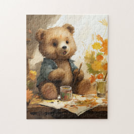 Ein Bärenspezial-Puzzle für junge Forscher! Puzzle