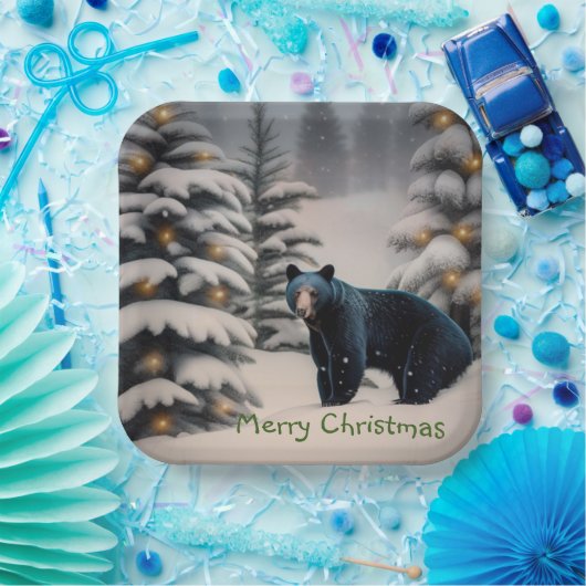 Ein Bärenweih Pappteller (Party)