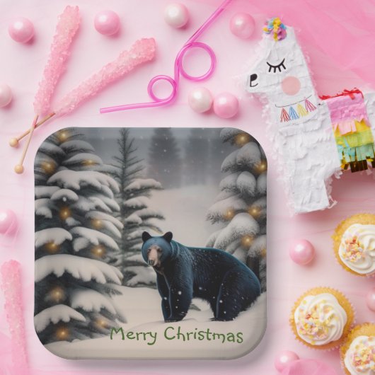 Ein Bärenweih Pappteller (Party)