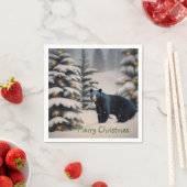 Ein Bärenweih Serviette (Beispiel)