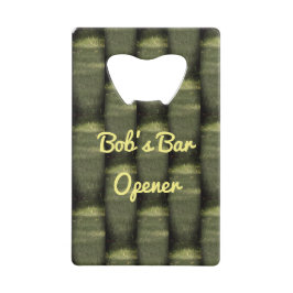 Ein Barkeeper muss Geldbeutel Flaschenöffner