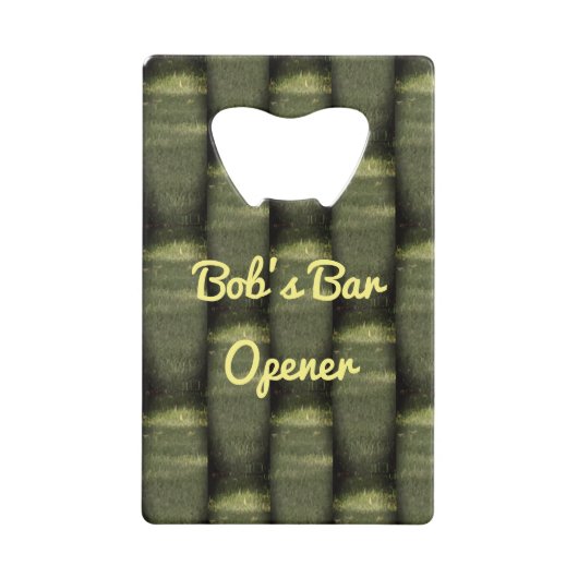 Ein Barkeeper muss Geldbeutel Flaschenöffner (Vorderseite)