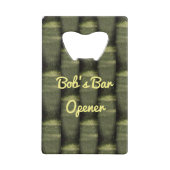 Ein Barkeeper muss Geldbeutel Flaschenöffner (Rückseite)