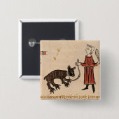 Ein Bärn-Wächter, von 'Decrets de Gratien' Button (Vorne & Hinten)