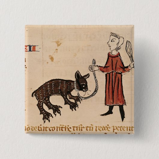 Ein Bärn-Wächter, von 'Decrets de Gratien' Button (Vorderseite)