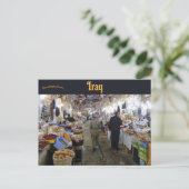 Ein Basar im Irak in Erbil Postkarte (Stehend Vorderseite)