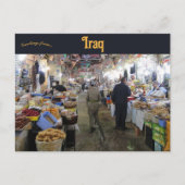 Ein Basar im Irak in Erbil Postkarte (Vorderseite)