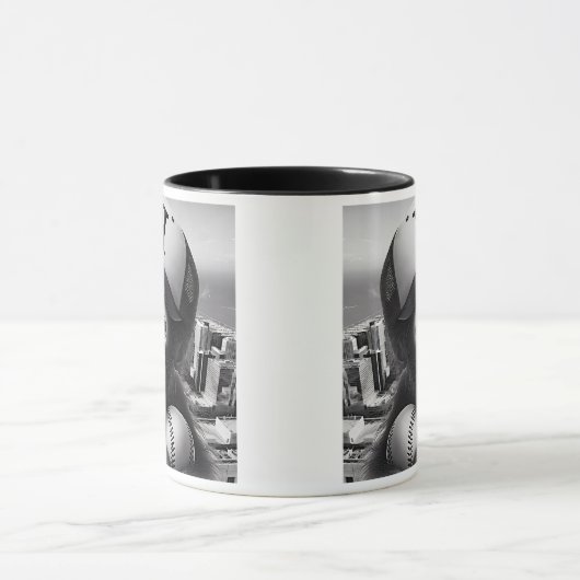 Ein Baseball-Affe. Tasse (Zentrum)